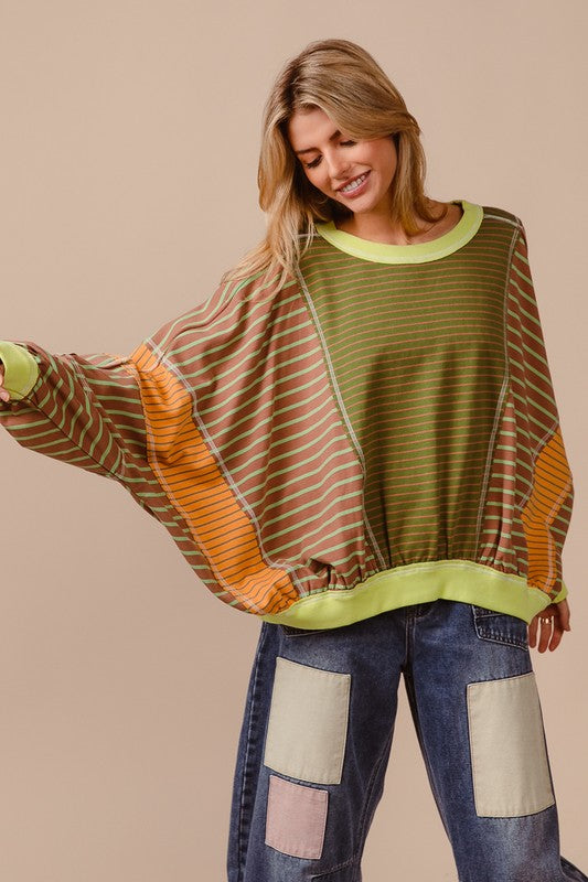 I Like You Striped Sweater