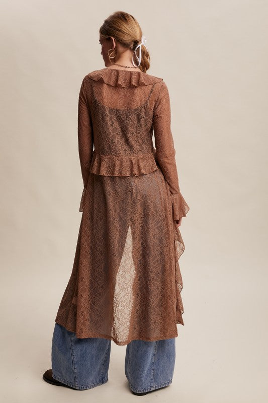Madame Mocha Open Kimono