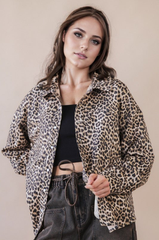Leopard Days Shacket