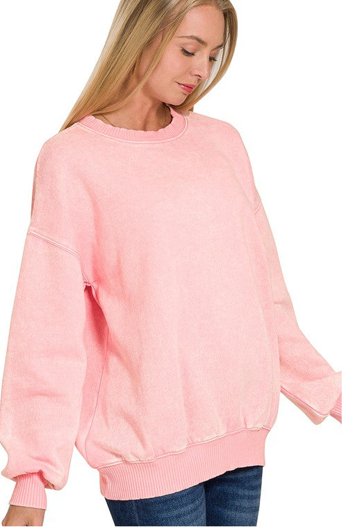 Must Have Everyday Sweatshirt-Light Pink