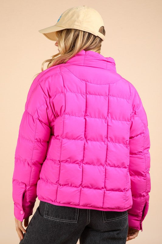 Stand Out Jacket- Pink