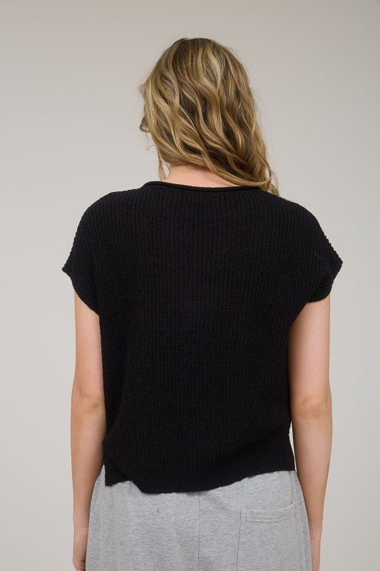 Kierra Knit Sweater-Black