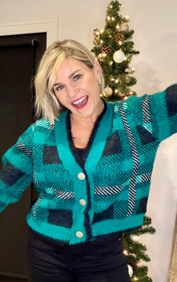 Pink Friday- Check Me Out Cardigan