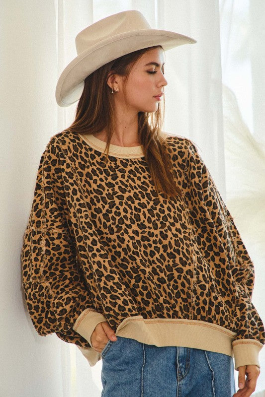 Forever Yours Leopard Sweatshirt