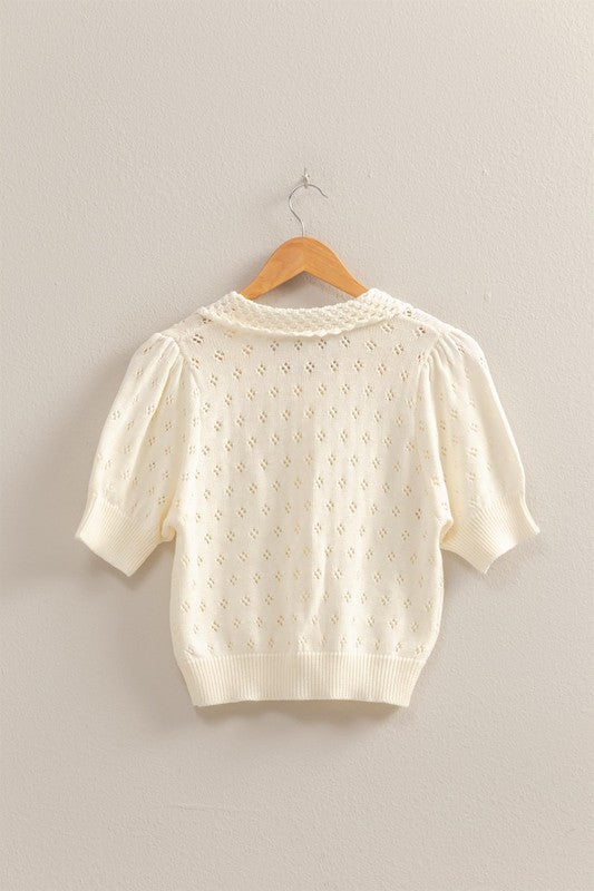 Dolly Top- Ivory