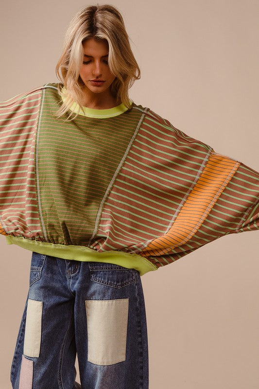 I Like You Striped Sweater