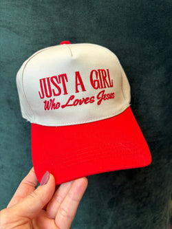 Just A Girl Who ❤️’s Jesus - Red