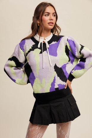Funky Abstract Sweater