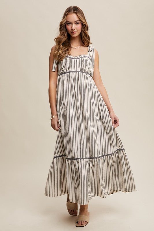 Samantha Striped Maxi Dress