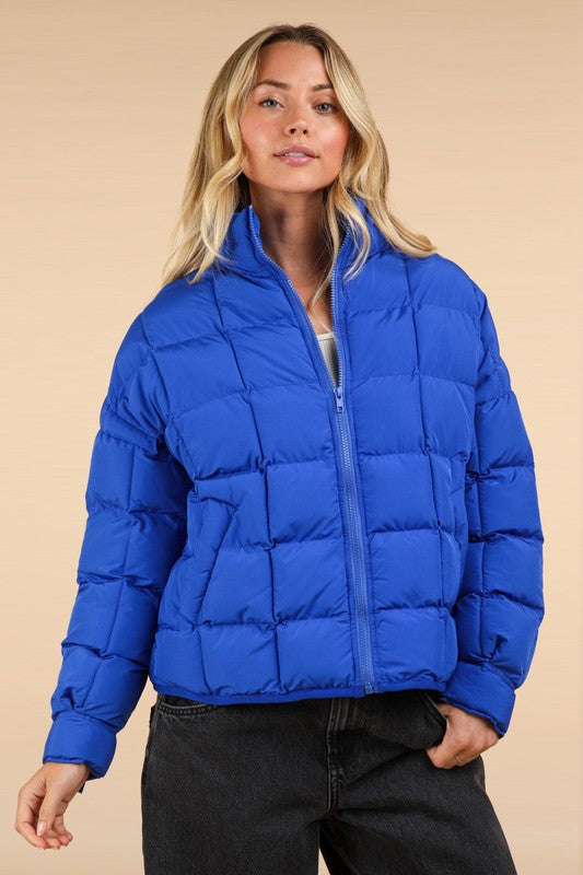 Stand Out Jacket- Royal Blue