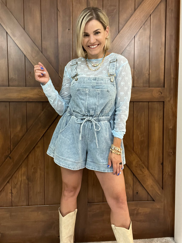 Ready For Everything Denim Overalls
