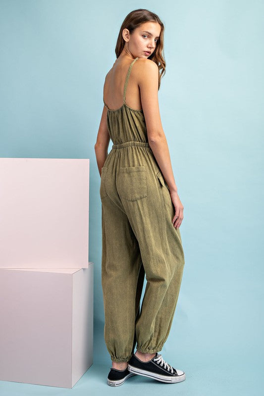 Olive You Fall Jumpsuit