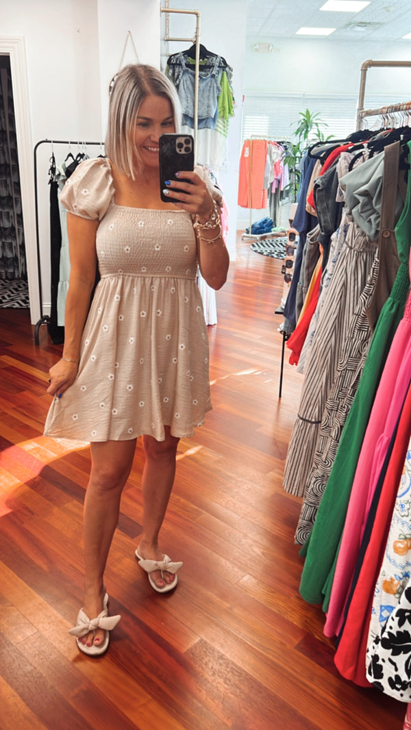 Flower Power Mini Dress
