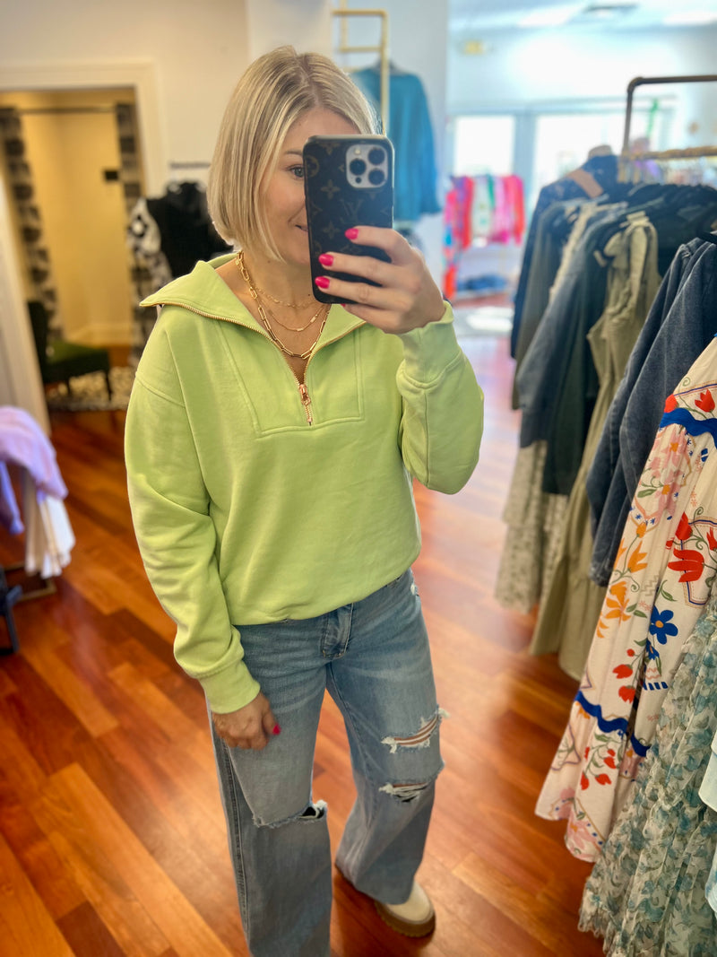 Isabella Pullover- Green