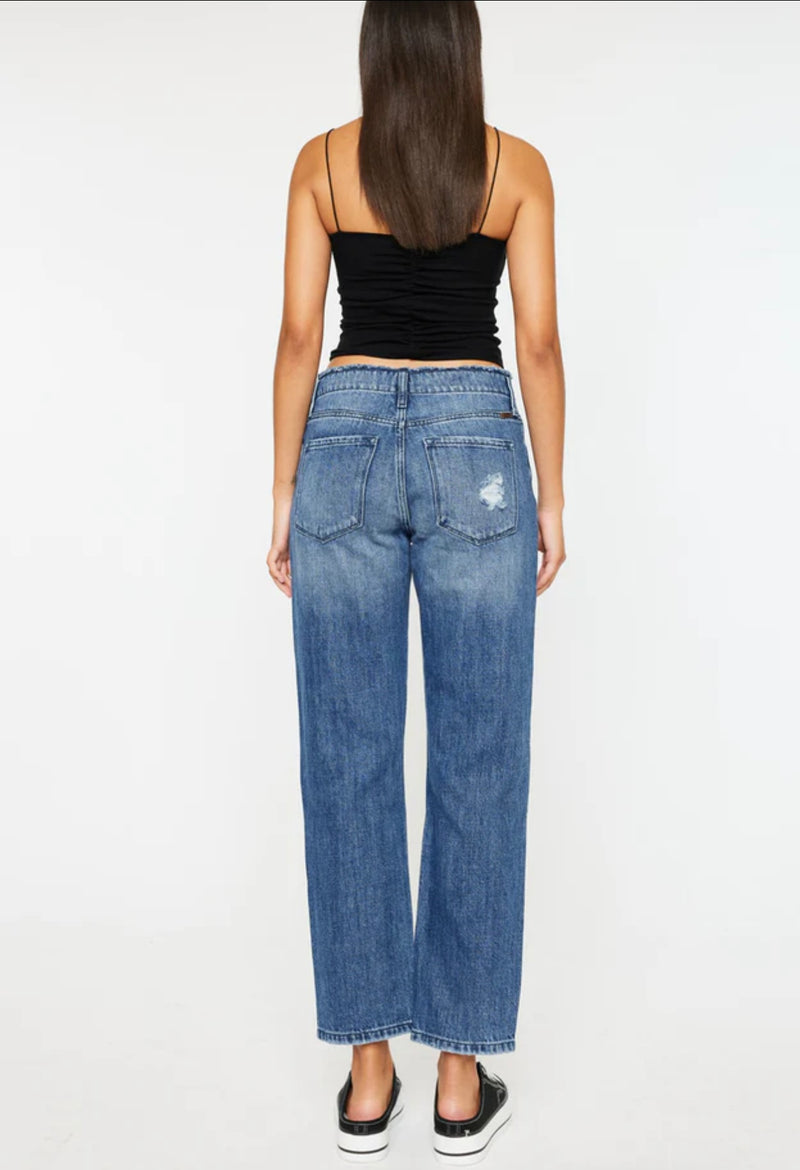 Ariela High Rise Straight Denim