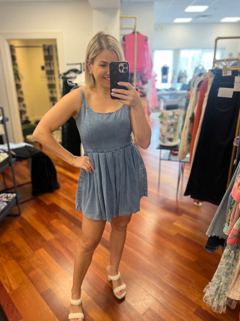 Forever Denim Romper
