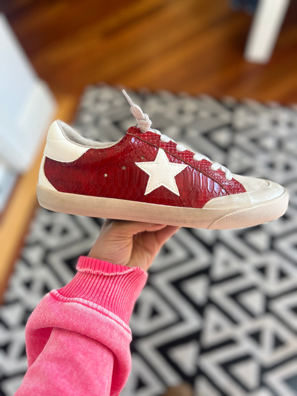 Starry Red Sneaker