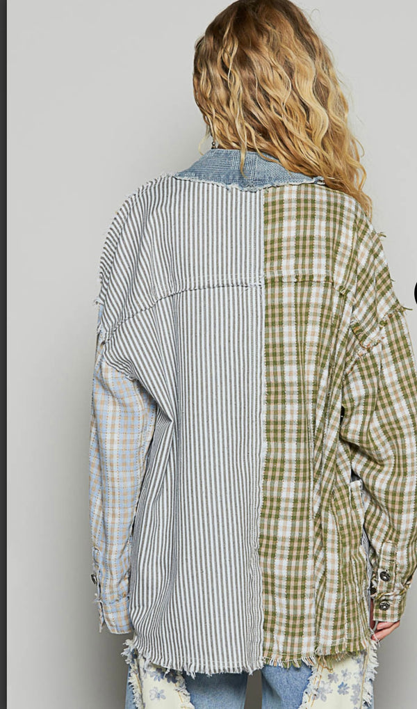 Pol Multi Print Blazer
