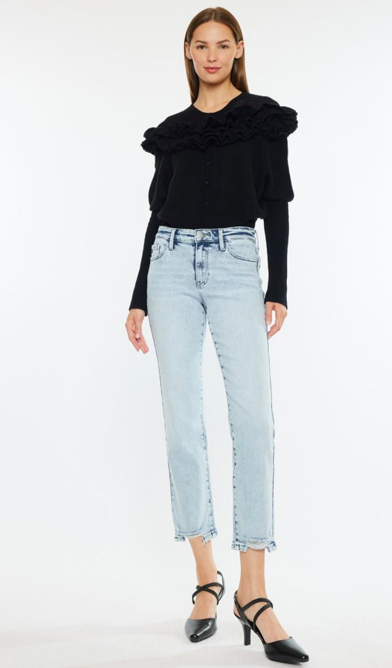 Elaina Cropped Straight Jean