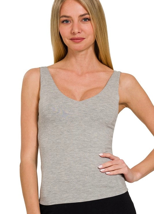 H & H Must Have Tank - Heather Gray