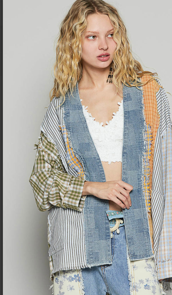 Pol Multi Print Blazer