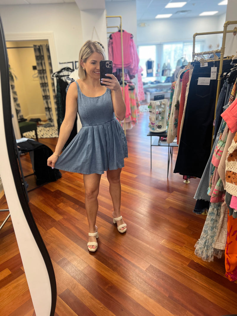 Forever Denim Romper