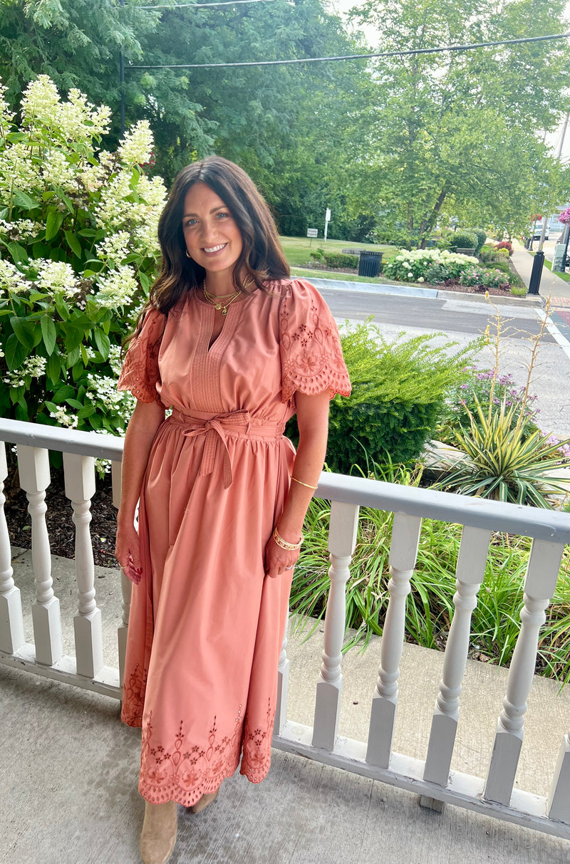Eyelet Emmie Dress