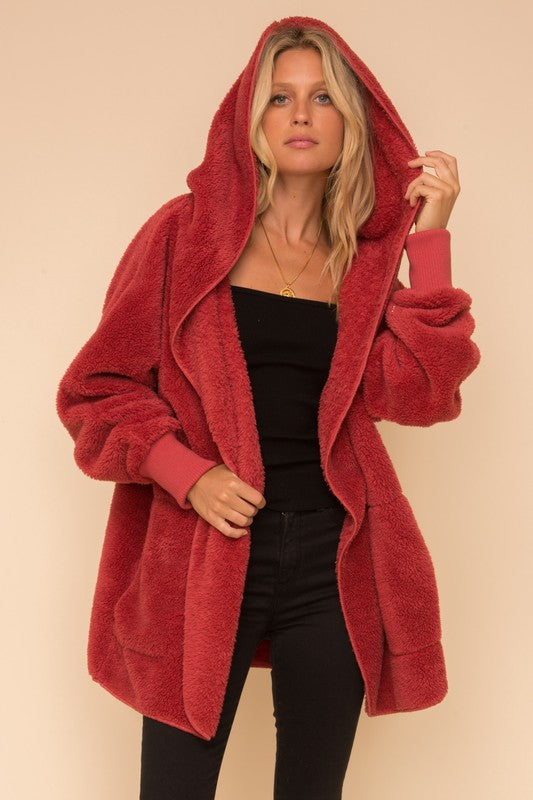 Must Have Sherpa-Vintage Red