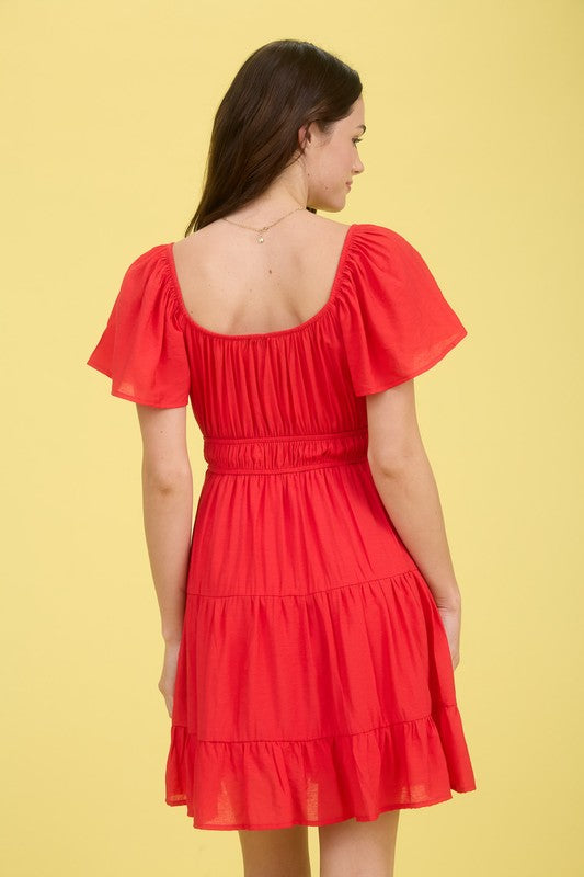 Festive Firecracker Red Dress