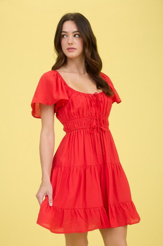Festive Firecracker Red Dress