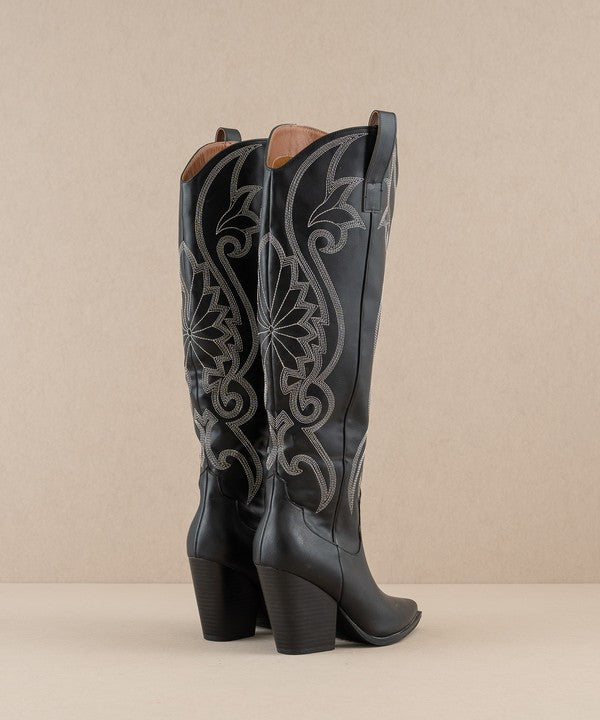 The Astrid- Knee High Cowgirl Boot