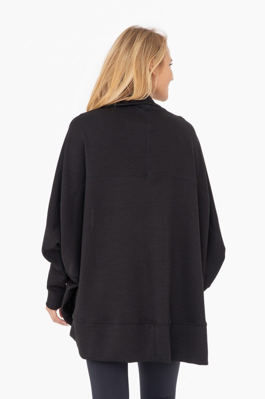 Cat & Carly Cocoon Sweater- Black