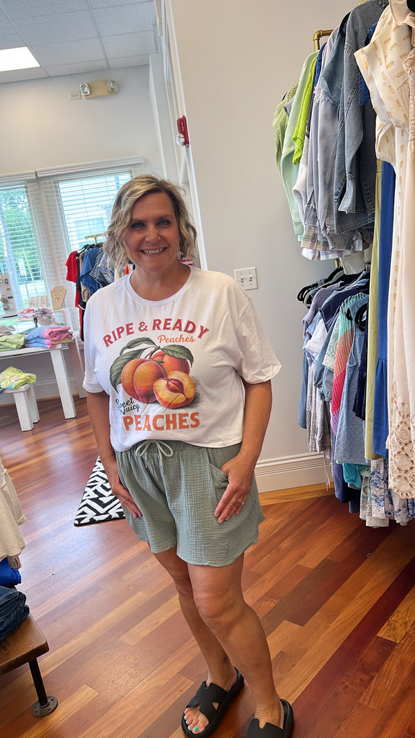 Sage Dreams Linen Shorts