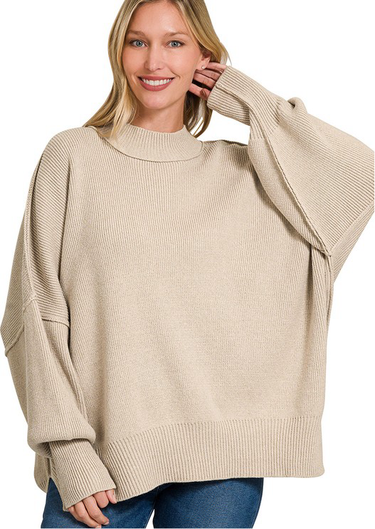 Denver Sweater-Beige