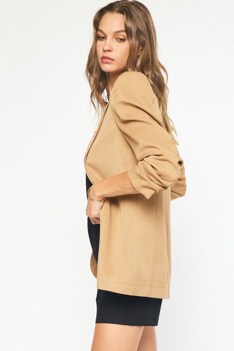 Dolled Up Puffed Sleeve Blazer