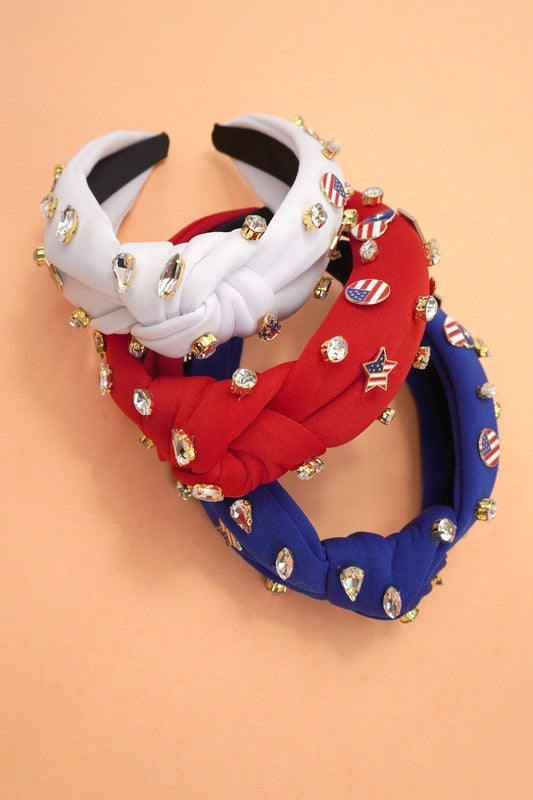 American Girl Headband-Blue