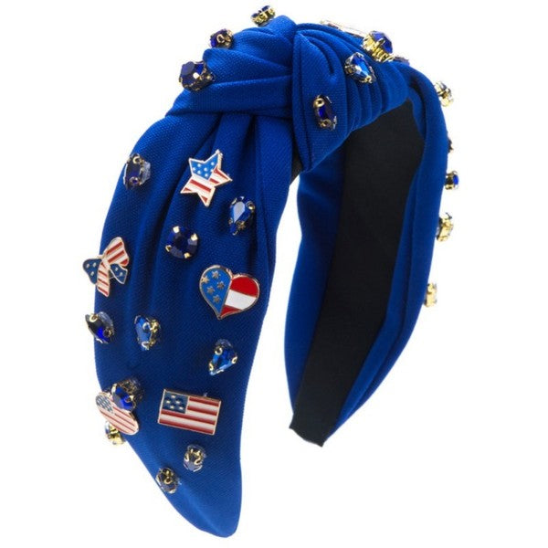 American Girl Headband-Blue