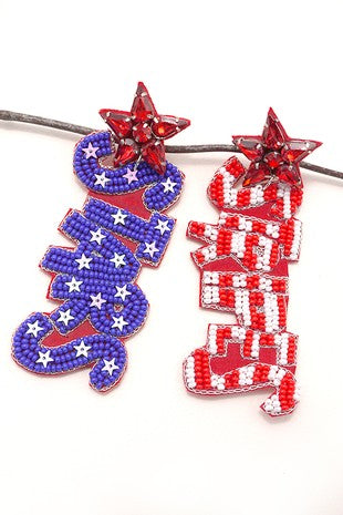 Stars & Stripes Earrings