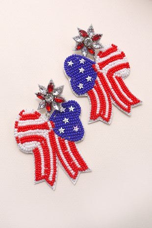 American Bow Baby Earring