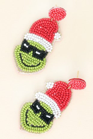 Grinch Earring