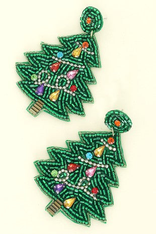 Christmas Tree Earring