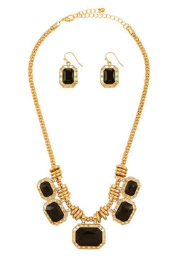 Soirée Jewelry Set-Black