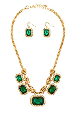 Soirée Jewelry Set-Emerald