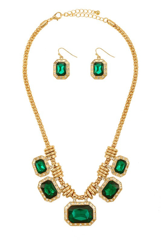 Soirée Jewelry Set-Emerald