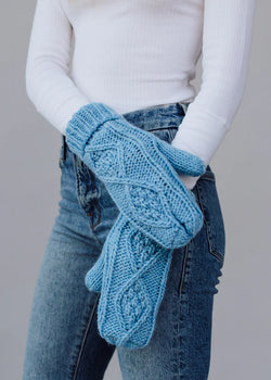 Slopes Mitten- Blue