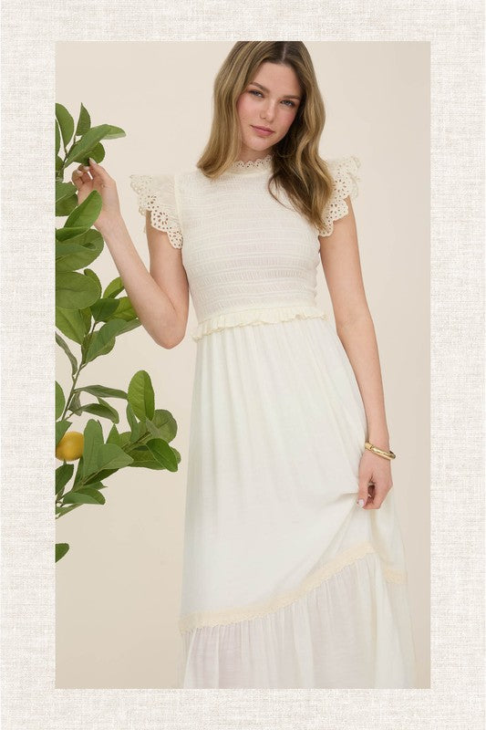 Erica Eyelet Dress