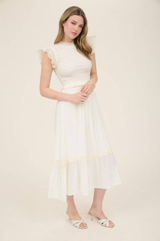 Erica Eyelet Dress