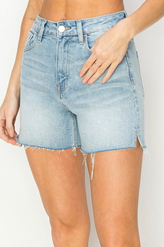 Leonna Light Wash Denim Short