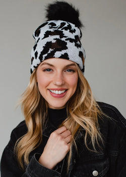 Snow Leopard Beanie