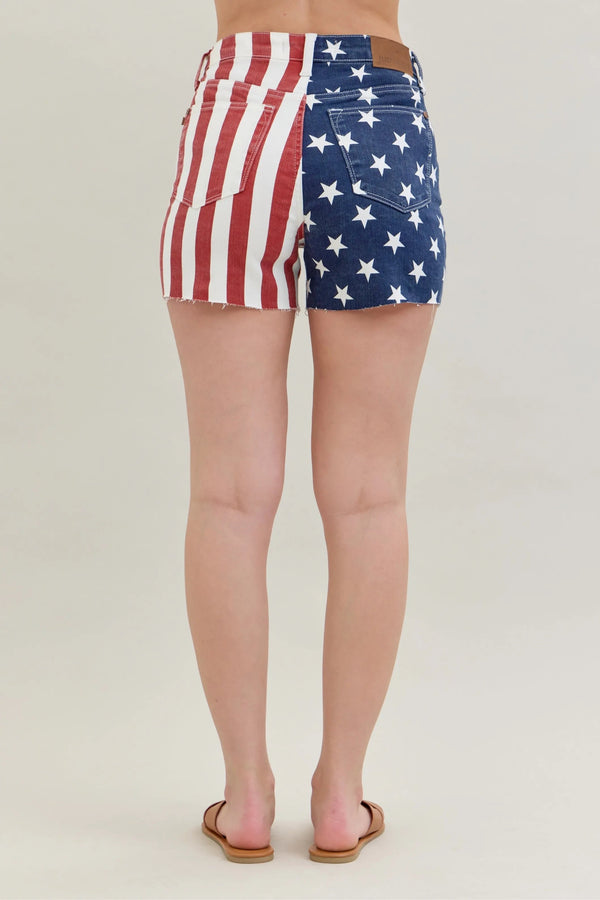 Judy Blue Patriotic Short